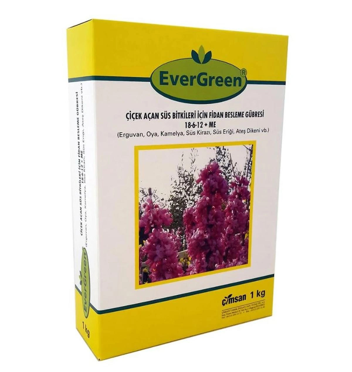 Evergreen 18-6-12 Çiçek Açan Süs Bitkileri için Fidan Besleme Gübresi - 1 Kg