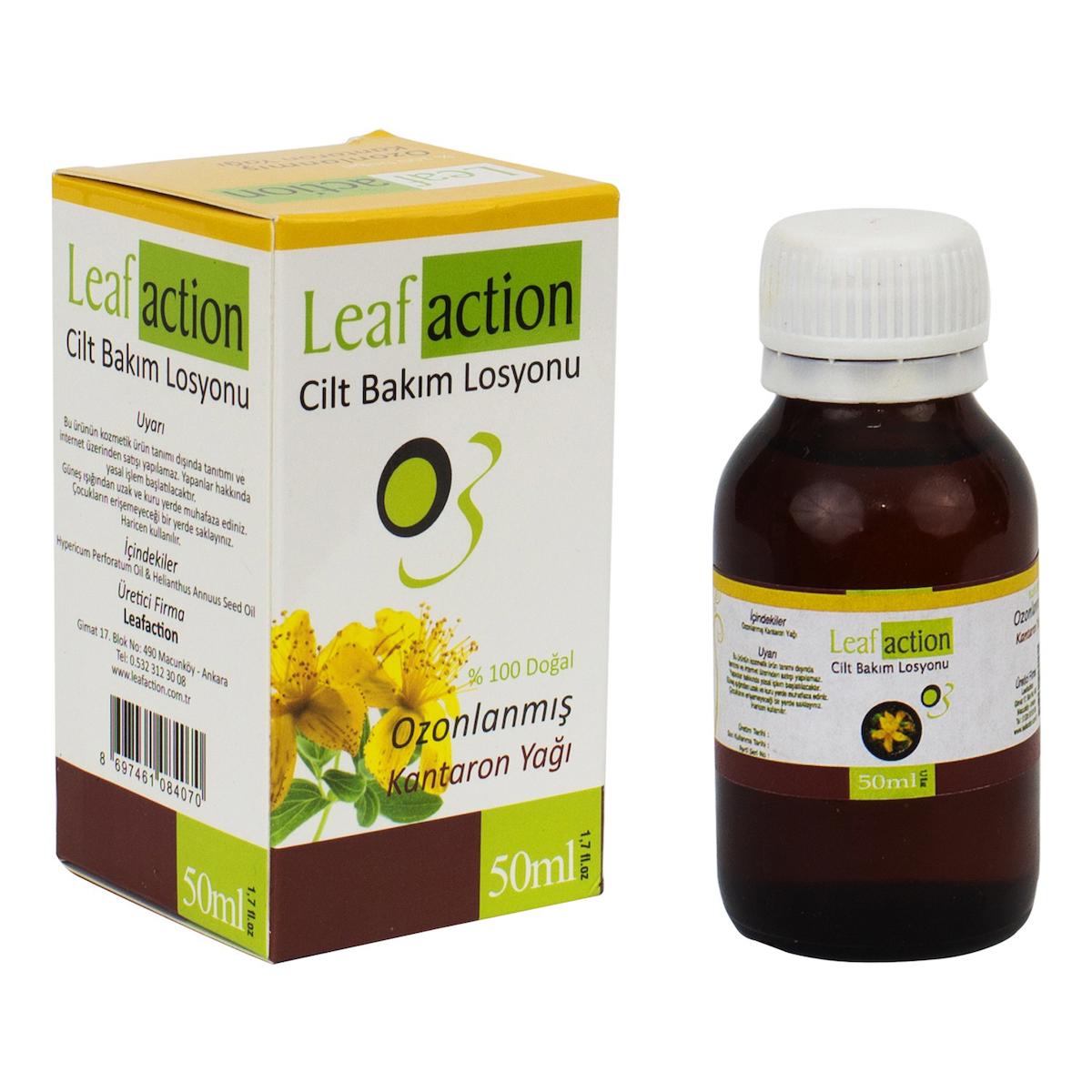 Leaf Actıon Ozonlanmış Kantaron Yağı 50 Ml