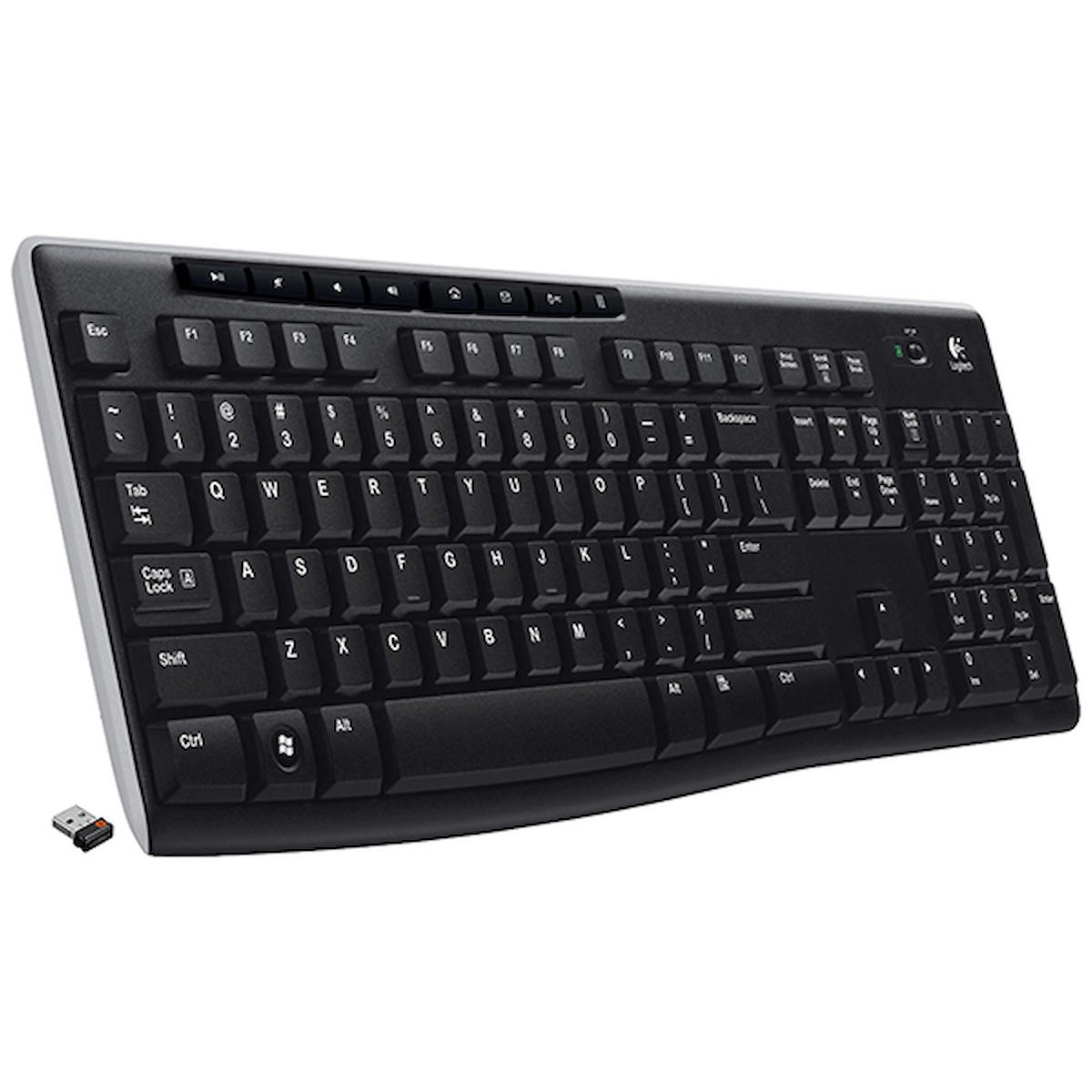 LOGITECH K270 KABLOSUZ USB SİYAH Q KLAVYE (4324)