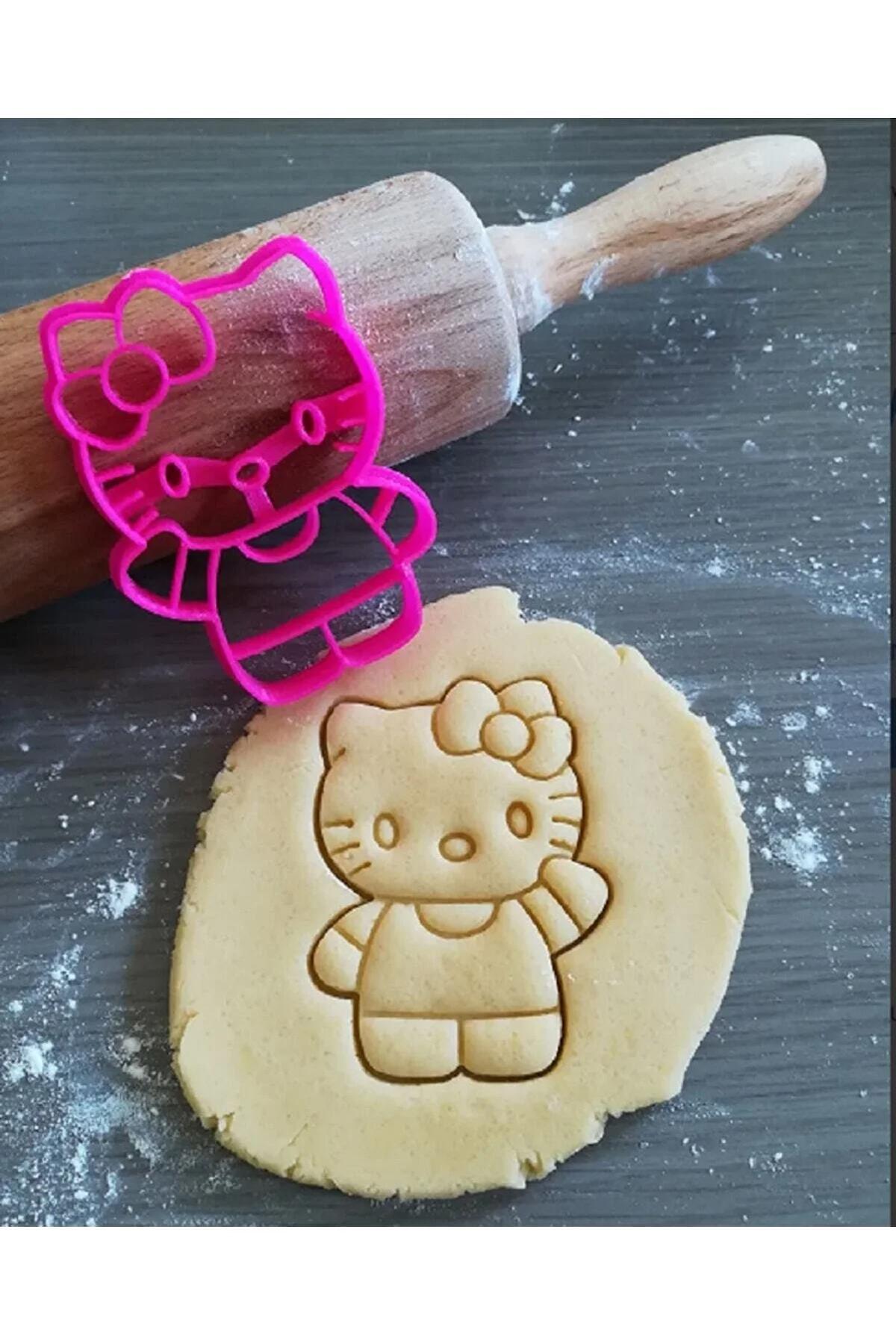 Hello Kitty Kurabiye Kalıbı Kesici Şekillendirici