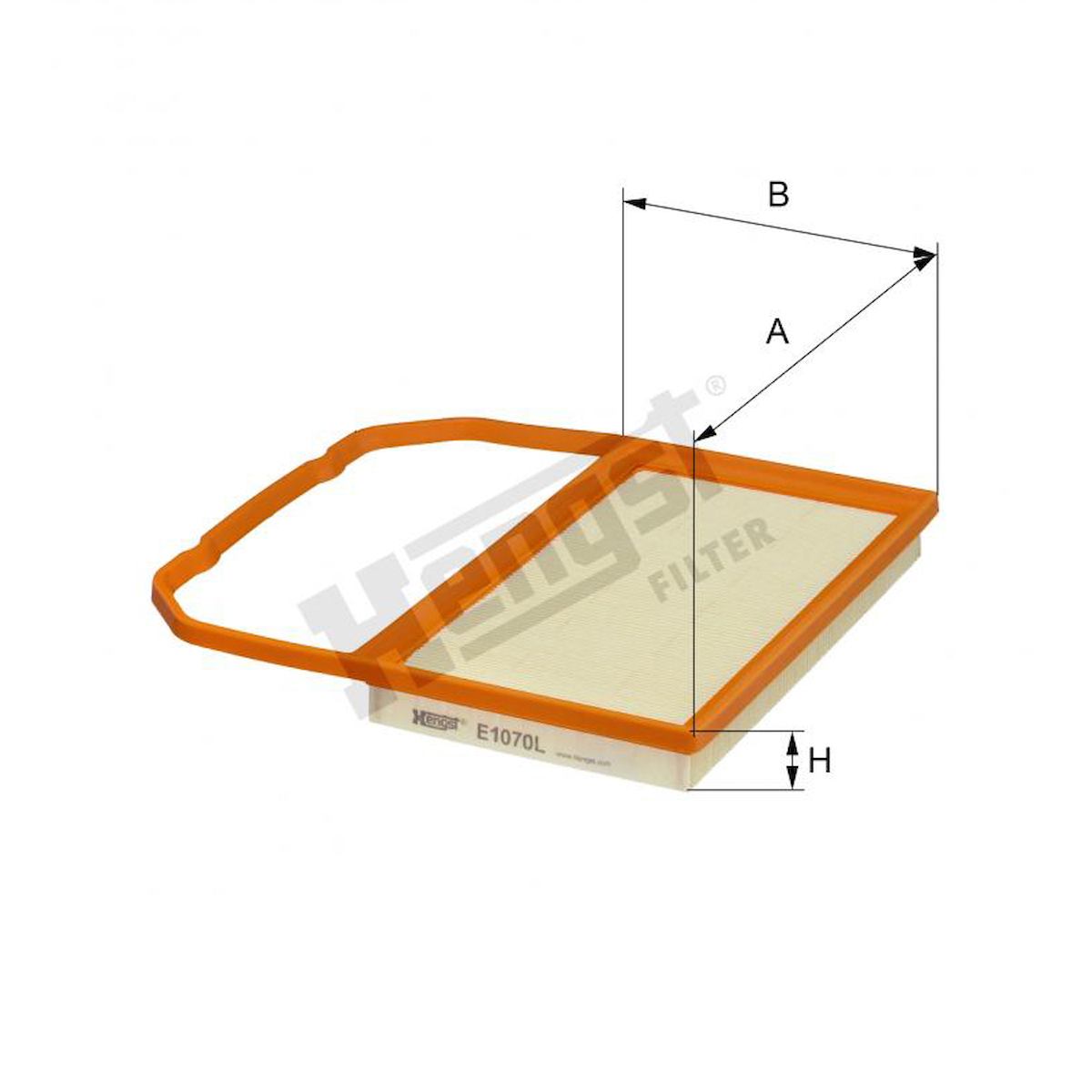 HENGST E1070L | CHYA - CHYB - CHZB 1.0 1.0TSI  Hava Filtresi | 04C129620C