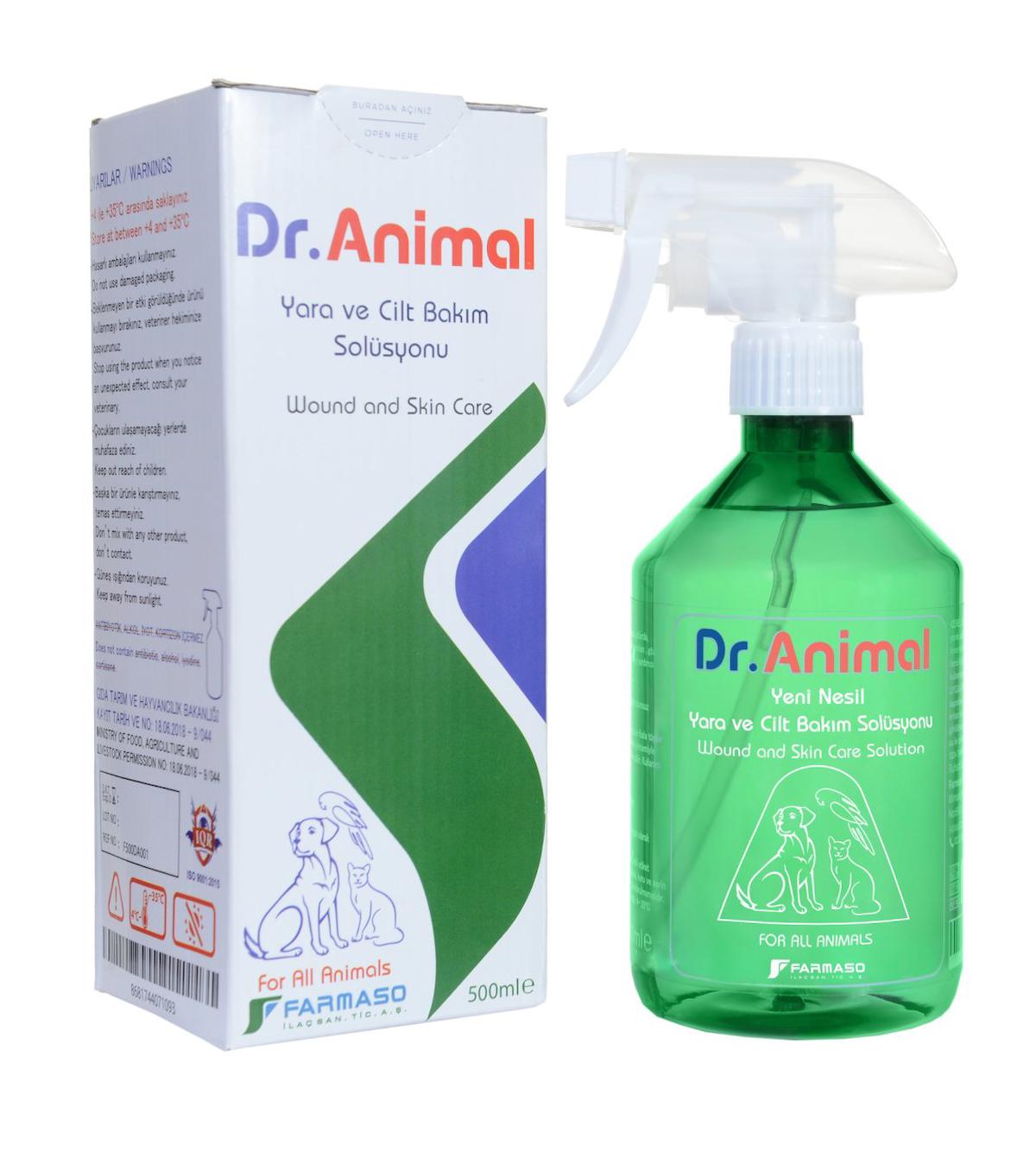 Dr. Animal Yara ve Cilt Bakım Solüsyonu 500 ml