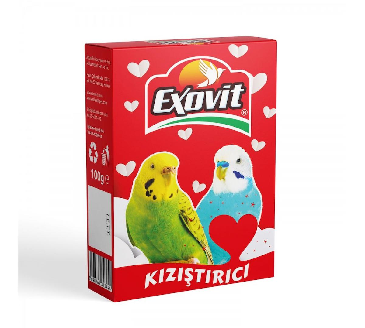 Exovit Muhabbet Kuş Kızıştırıcı 100 gr