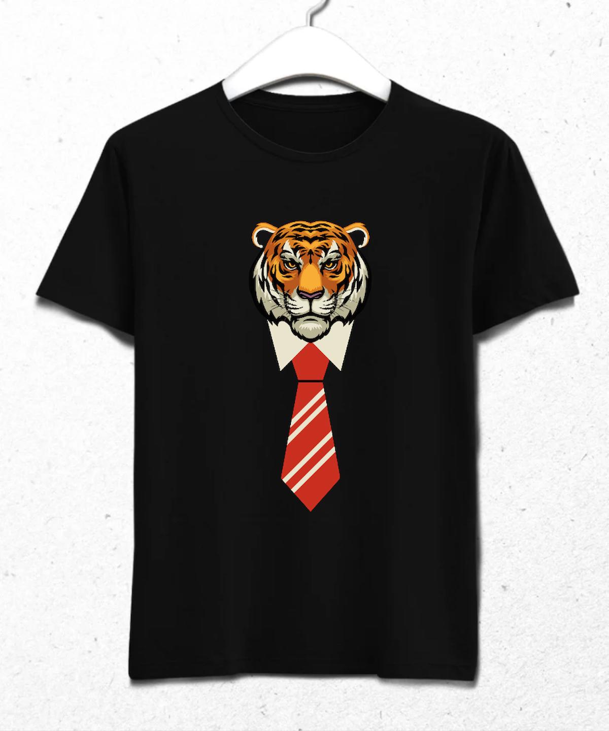 Official Tiger Siyah T-Shirt M Beden