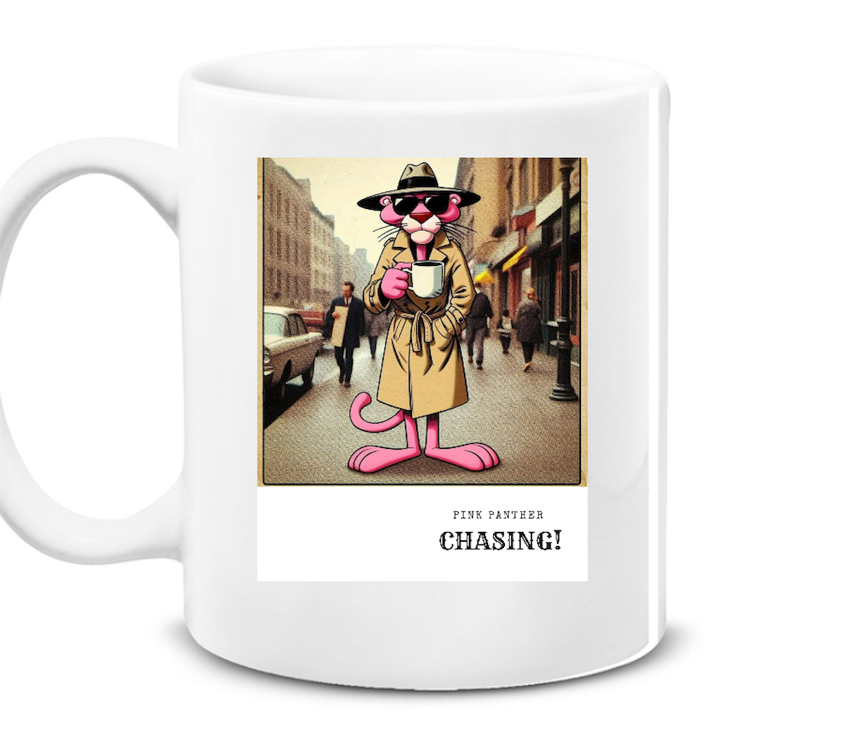 Pink Panther Chasing! Cup