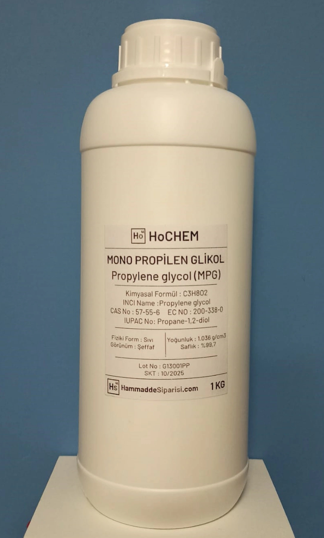 HoCHEM Kimya Mono Propilen Glikol (Mpg) 1 Kg