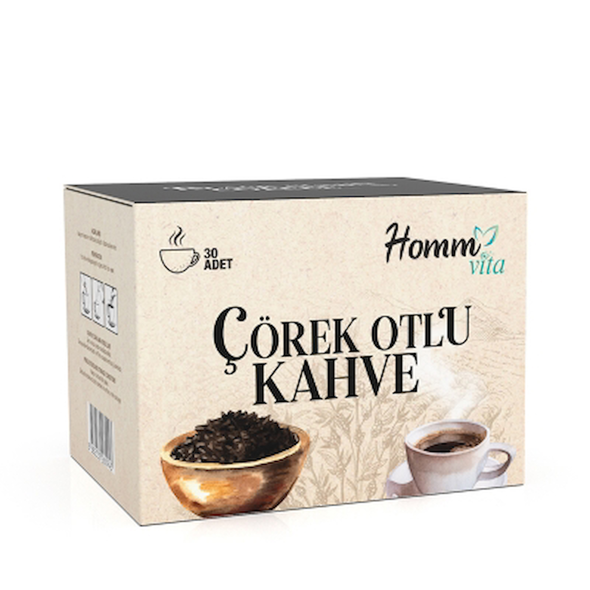 HOMM VİTA ÇÖREK OTLU KAHVE 2gr X 30 adet Net:60 gr