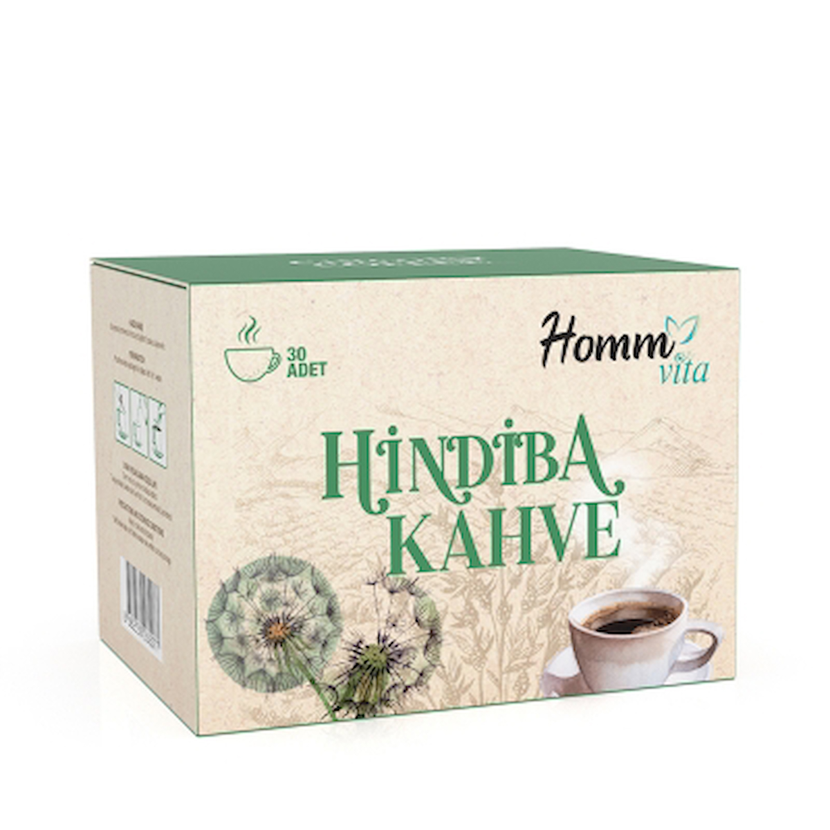 HOMM VİTA HİNDİBA KAHVE 2grX30 Adet Net: 60 gr. 