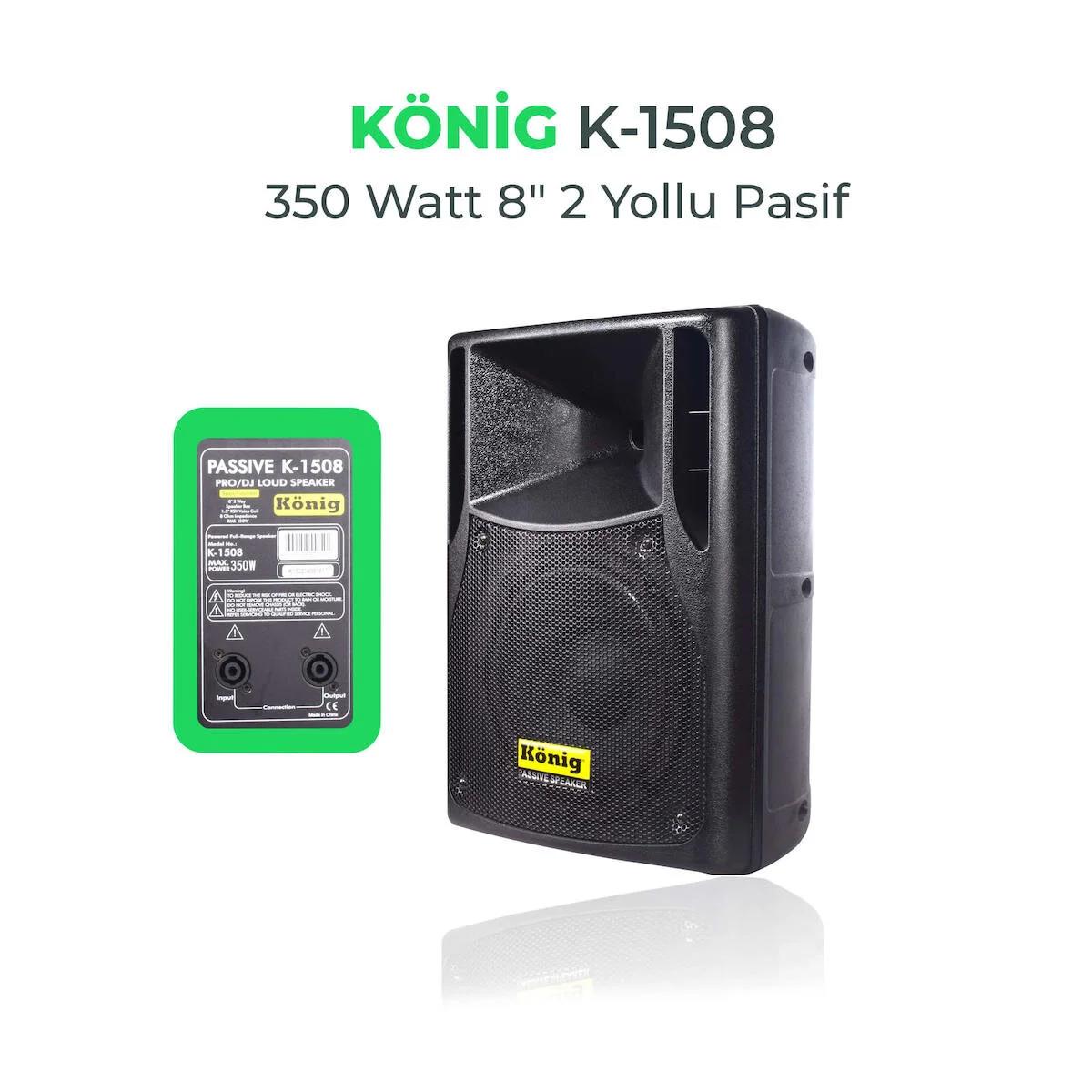 König K-1508 Max 350W 8" Pasif Hoparlör