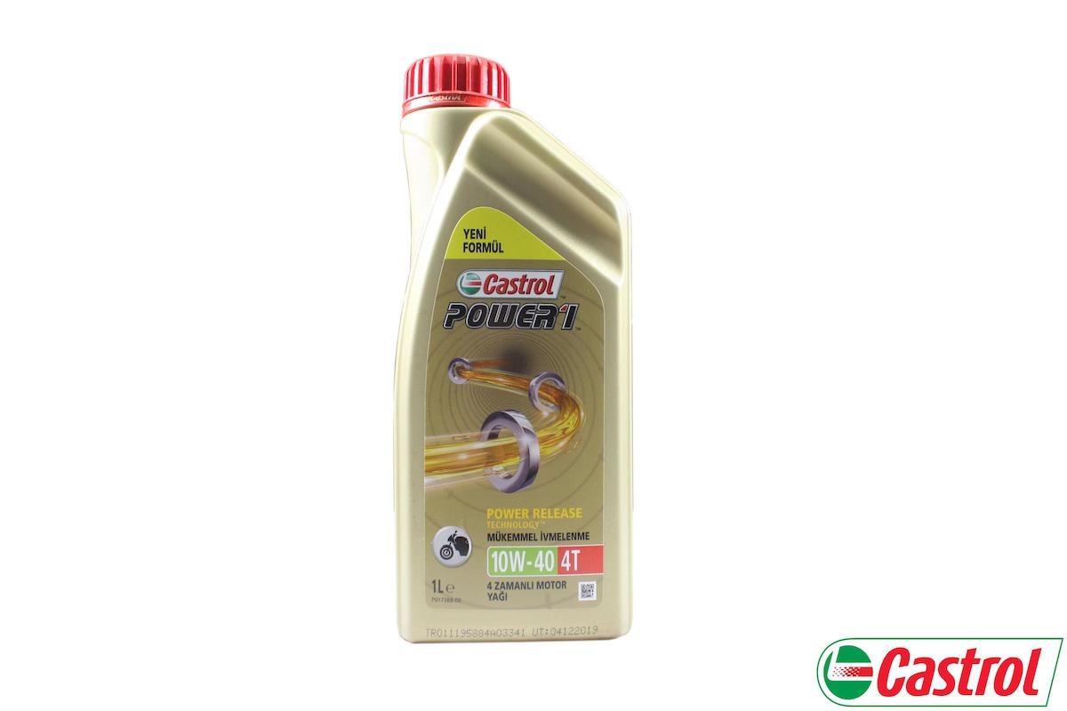 CASTROL POWER 1 4T 10W40 YARI SENTETİK YAĞ 1 LT