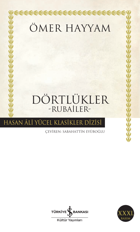 Dörtlükler -Rubailer-