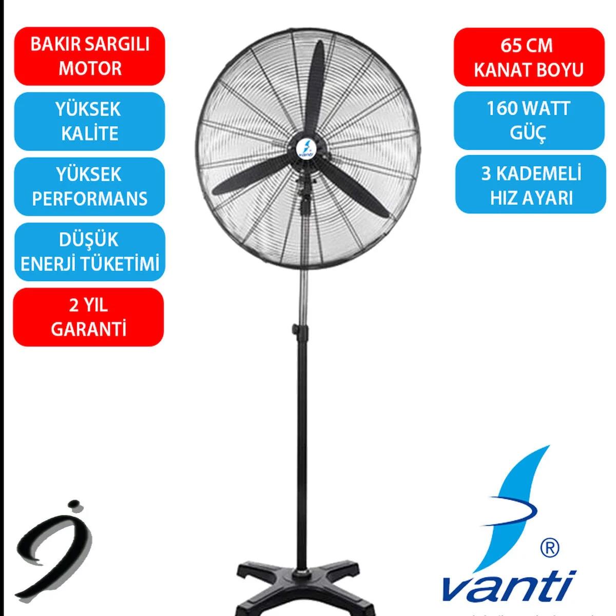 Vanti KCF 291 Sanayi Tipi Ayaklı Vantilatör