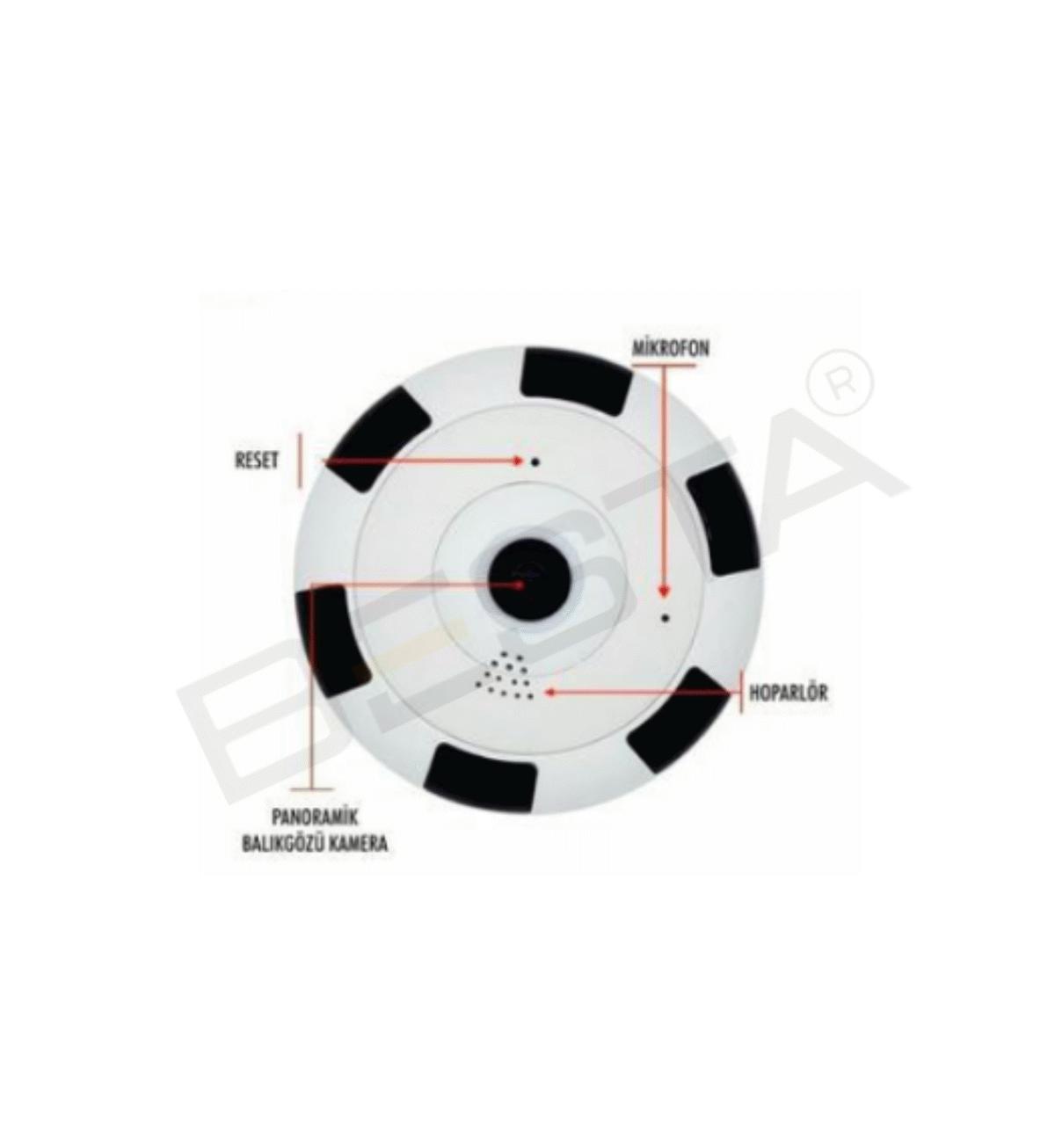 Besta 2 Megapiksel HD 1920x1080 Dome Güvenlik Kamerası