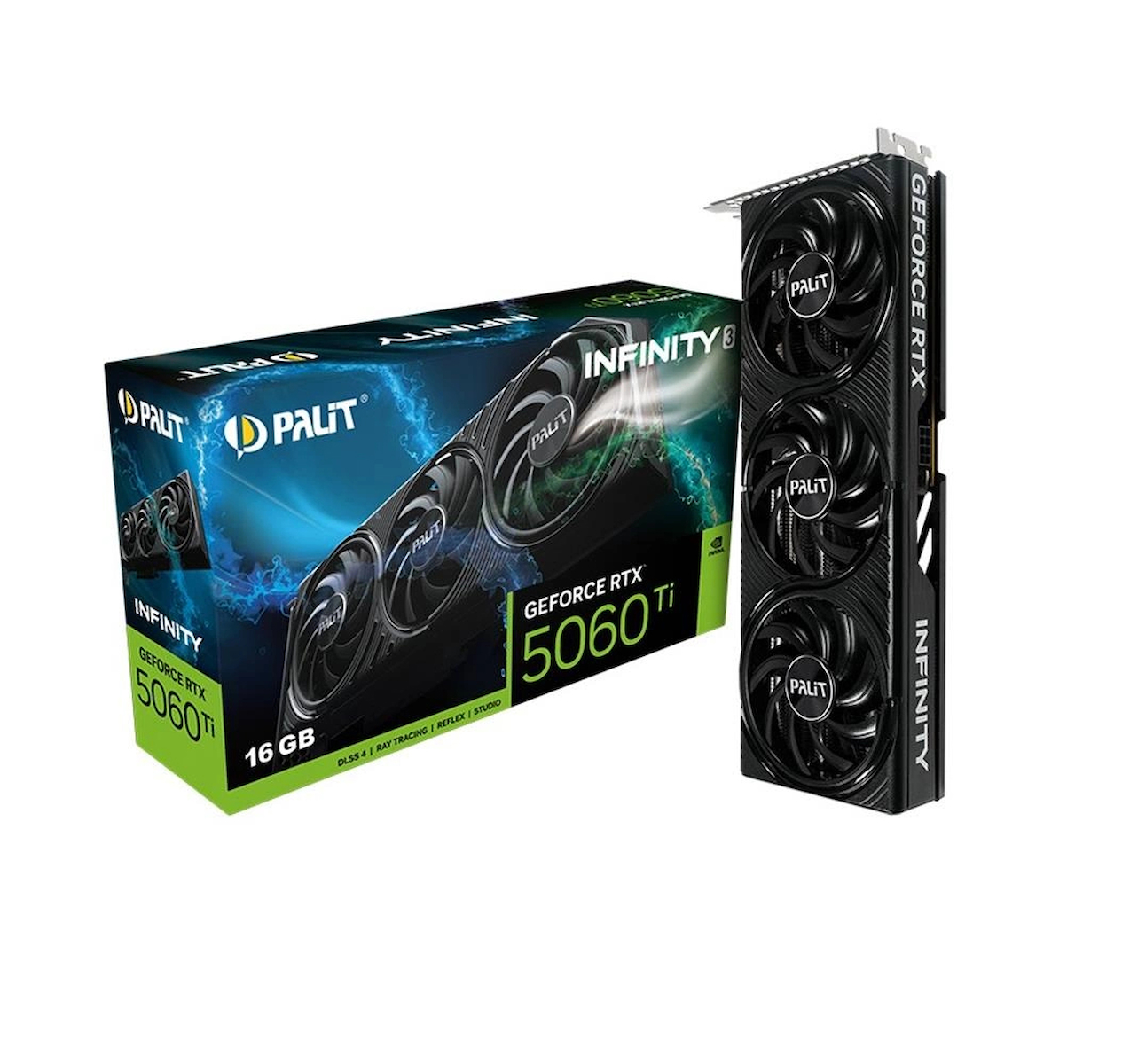 Palit GeForce RTX5060Ti Infinity 3 16GB 128Bit GDDR7 NE7506T019T1-GB2061S Ekran Kartı (KDO)