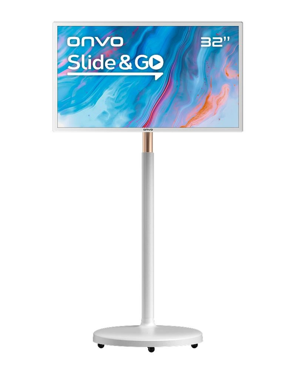 Onvo 32″ 32OVM6500X 82 Ekran Slide&Go Hareketli Android 13 Smart LED Ekran 6 Saat Pil (Dokunmatik) (KDO)