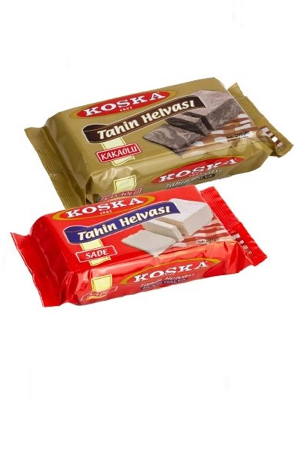 Koska Tahin Helvası 200 gr. x 2 (Sade + Kakaolu)