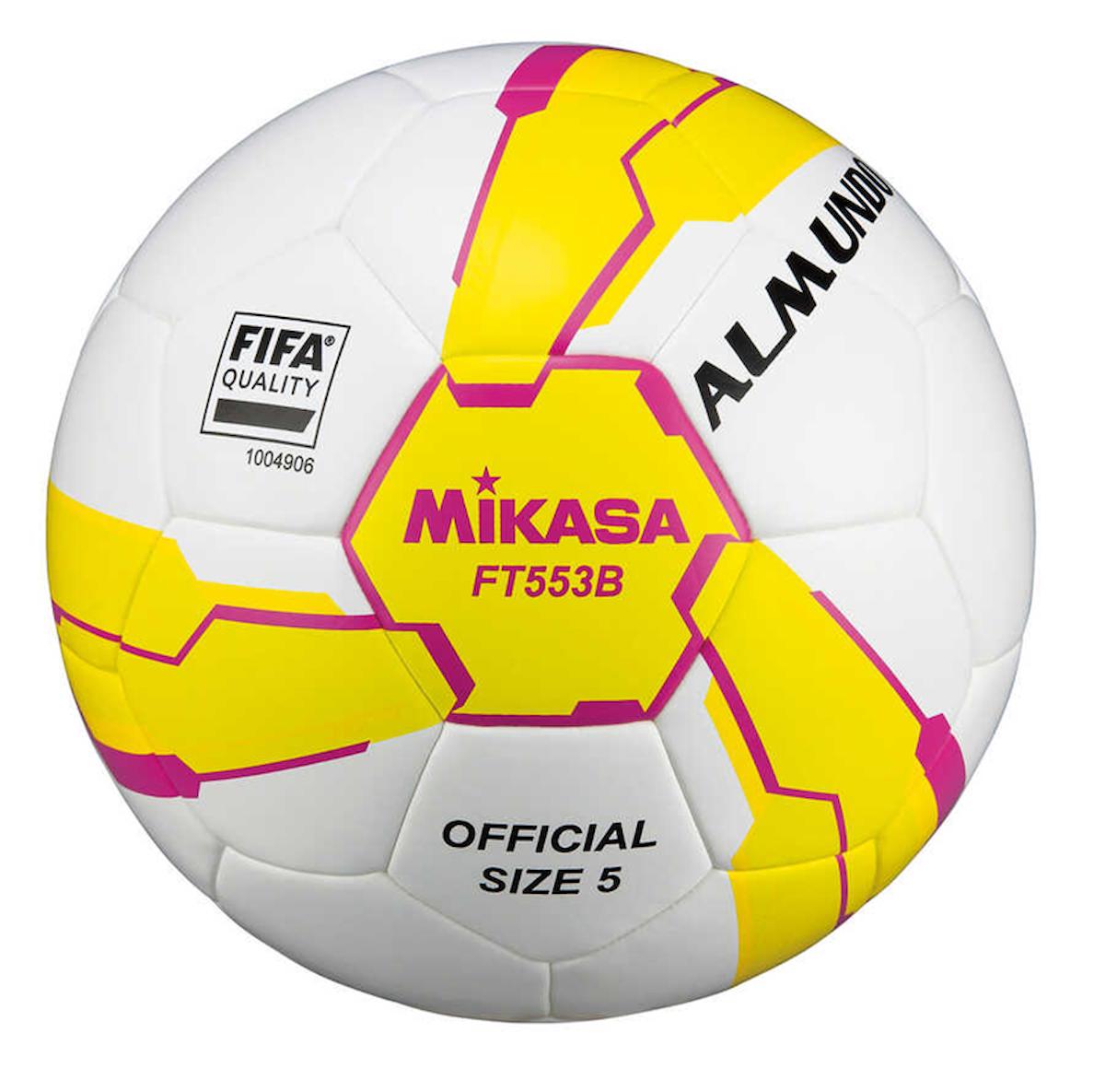 MIKASA FT553B-YP W/FIFA NO:5 SENT.DERİ HİBRİT FUTBOL TOPU