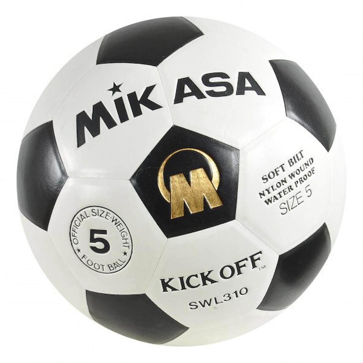 MİKASA SWL310 SENTET. FUTBOL TOPU SİYAH/BEYAZ