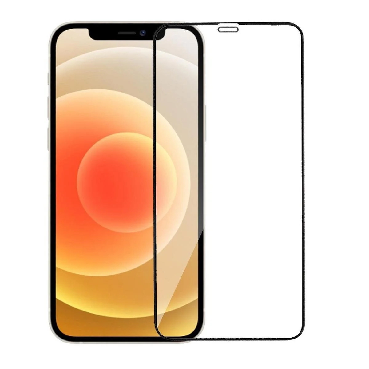 İphone 12 Pro Max İle Uyumlu Kırılmaz Cam 9D Tam Kapatan Süper Glass