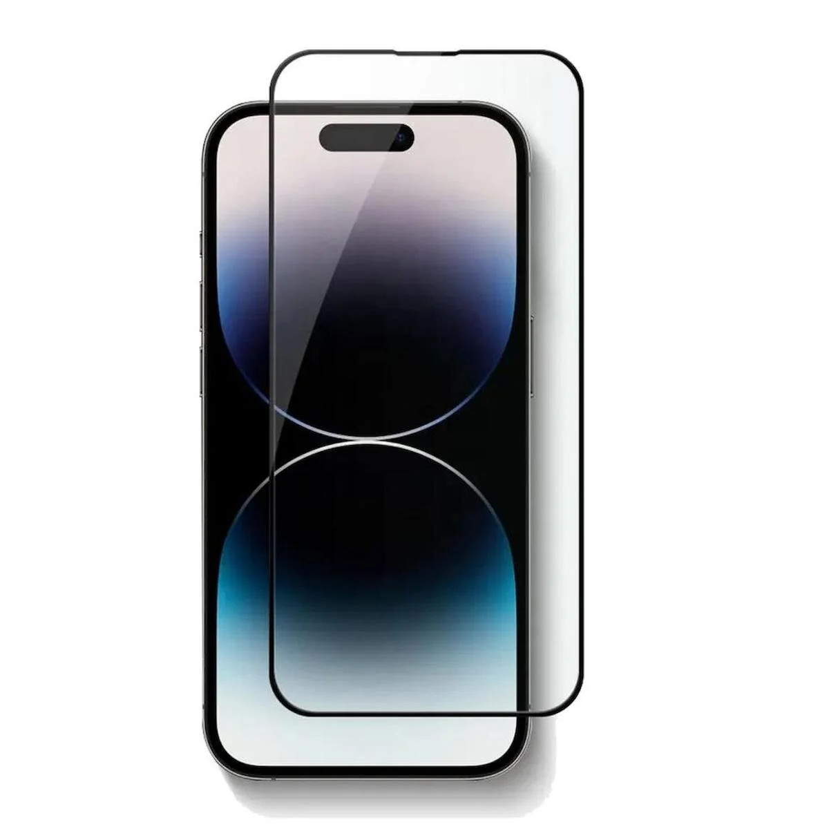 İphone 14 Pro Max İle Uyumlu Kırılmaz Cam 9D Tam Kapatan Süper Glass