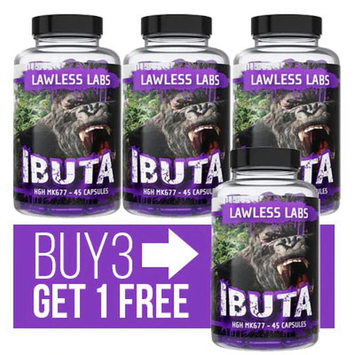 LAWLESSLABS İBUTA MK677 25 MG SARMS 3+1 MİX HEDİYELİ PAKET