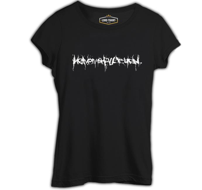 Heaven Shall Burn - Logo Siyah Bayan Tshirt