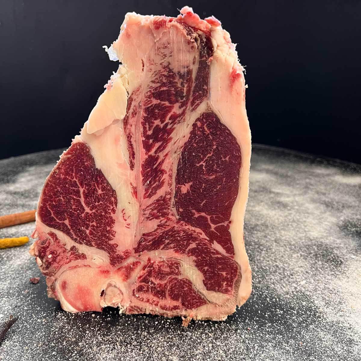 T-Bone Steak Prime Plus, BMS 3-4, Grade Quality A3 Steak Beef