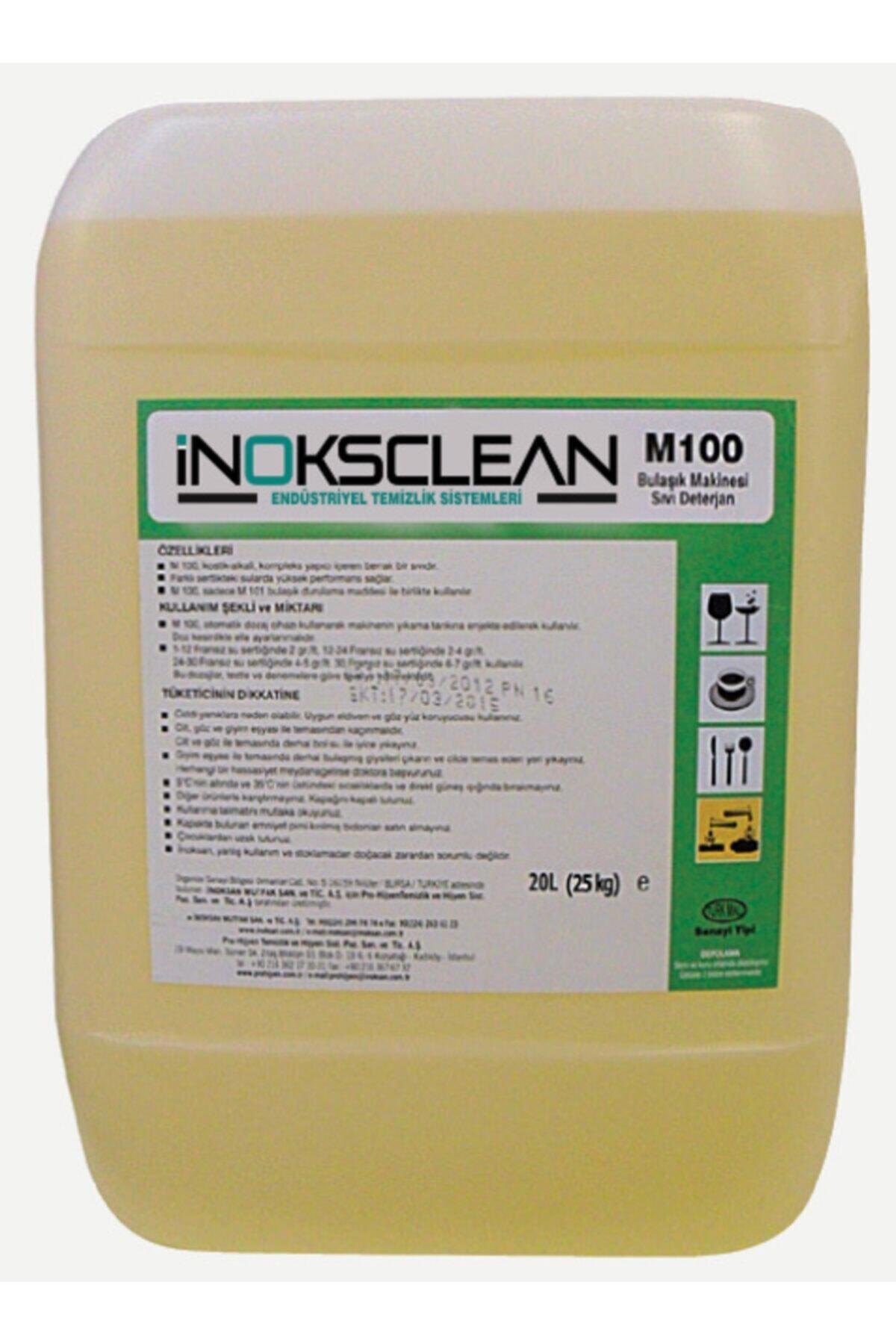 İnoksclean Endüstriyel Bulaşık Makinesi Deterjanı M100 20 L