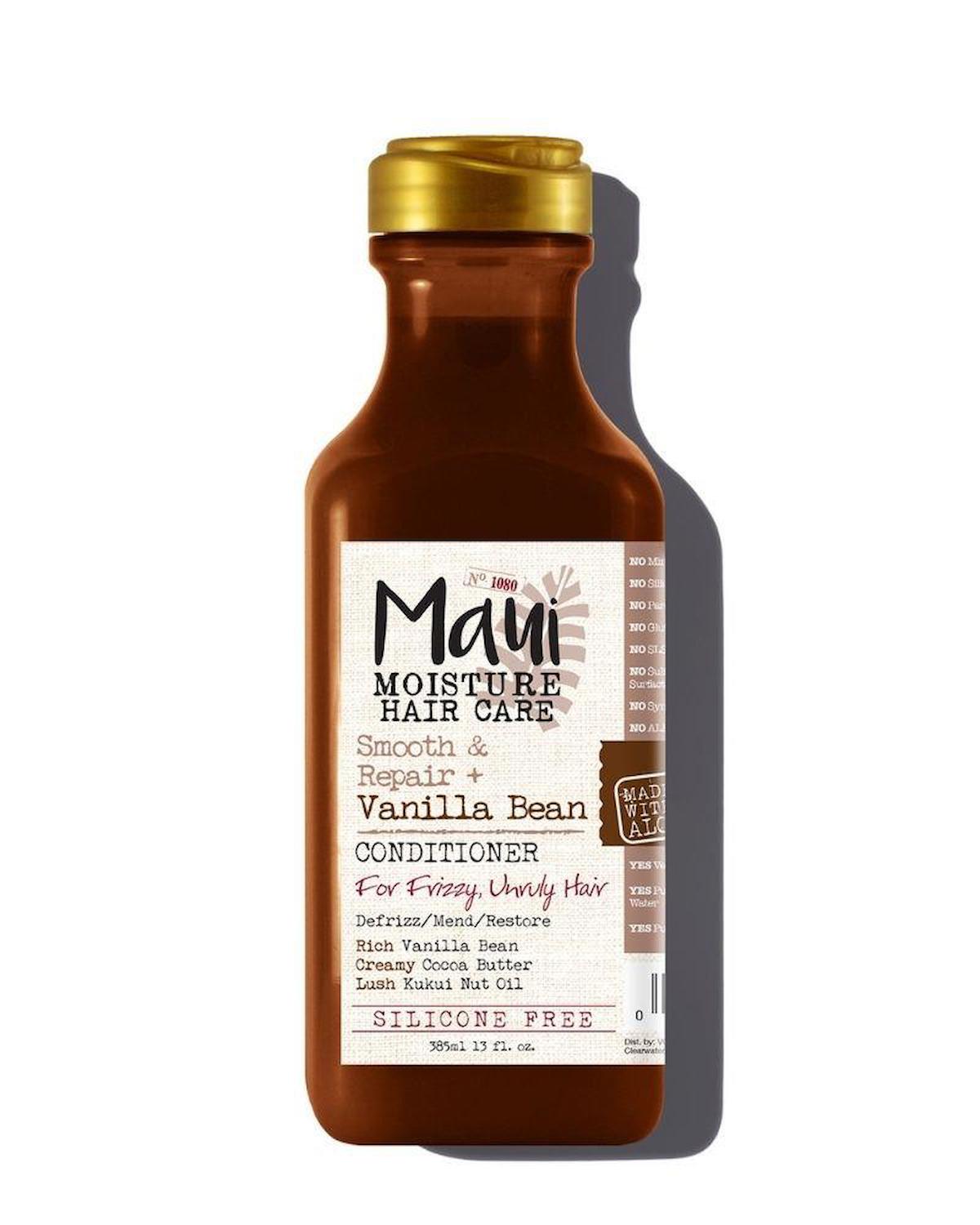 Maui Vanilya Fasulyesi Pürüzsüz Kıvırcık Saç Kremi 385 ml