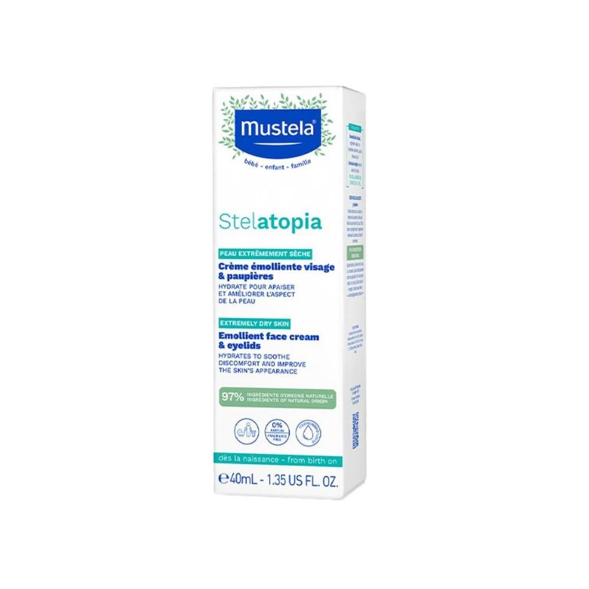 Stelatopia Emolyent Çok Kuru Cilt İçin Yüz Kremi 40ml