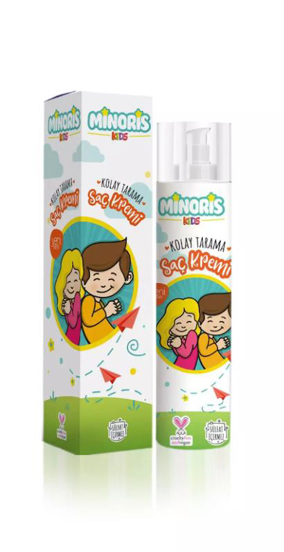 Minoris Kids Kolay Tarama Saç Kremi Karpuz Ve Çilek Kokulu 200ml