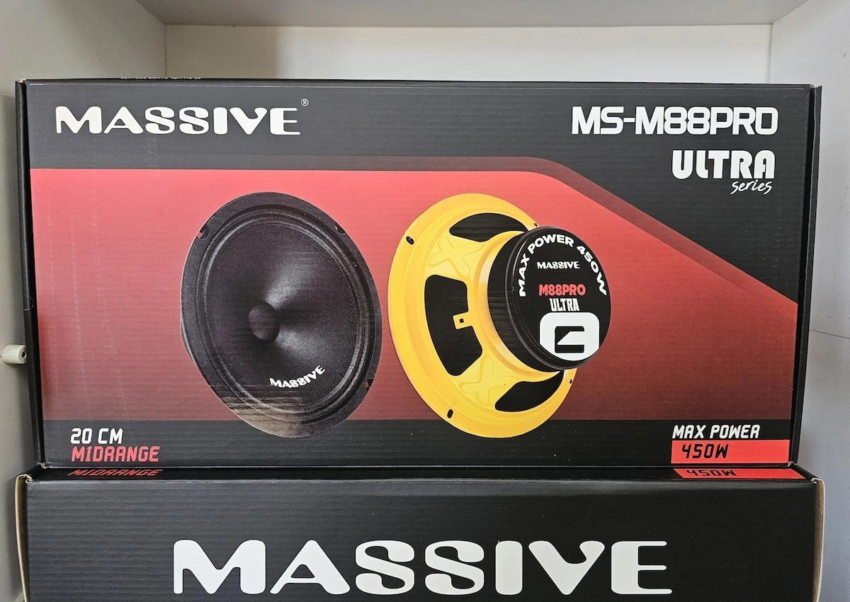 MASSİVE MS-M88PRO   20 CM MİDRANGE  450W 175 RMS 1 TAKIM 2 ADET 