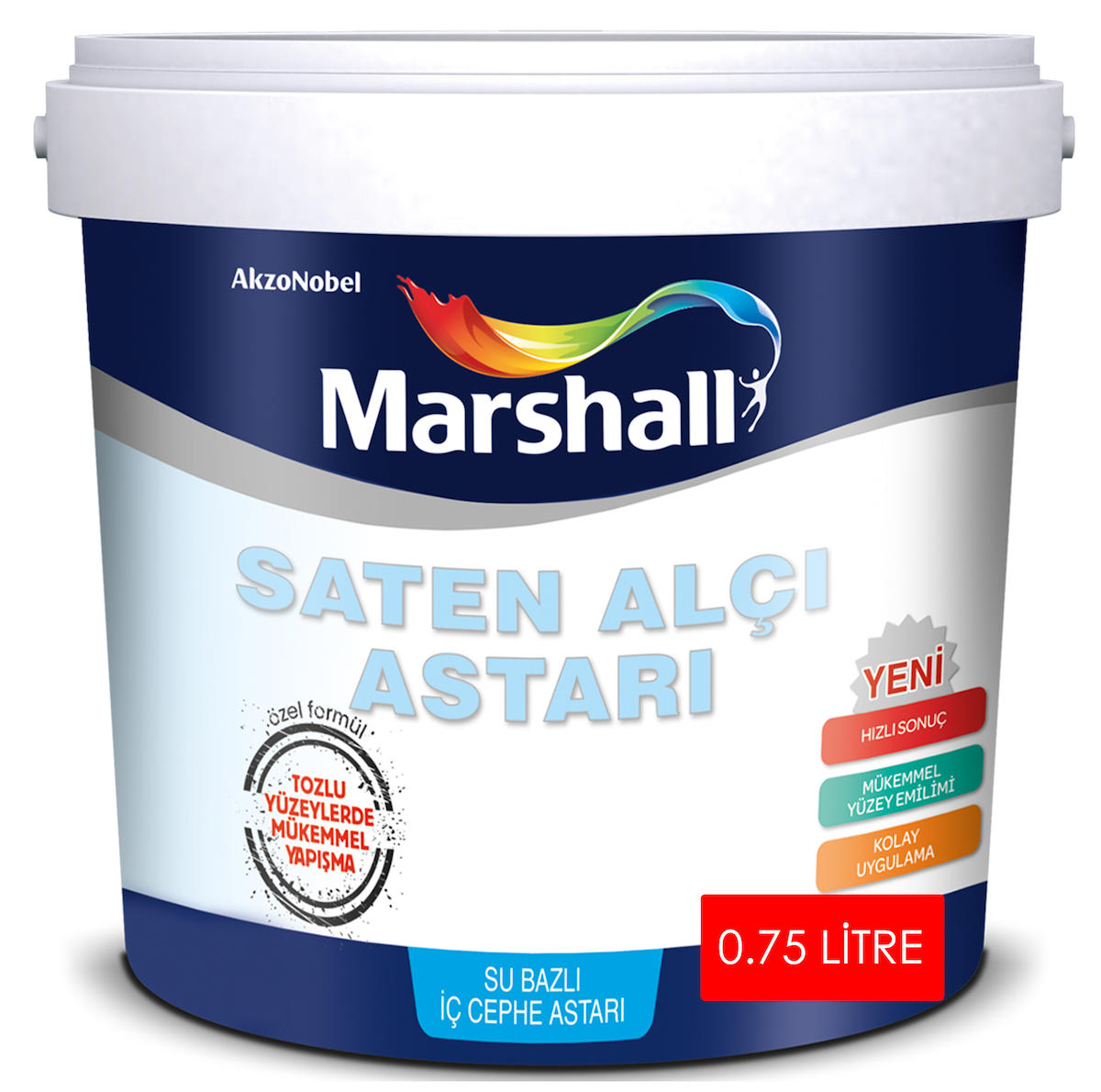 MARSHALL SATEN ALÇI ASTARI 0.75 LT 1 KG