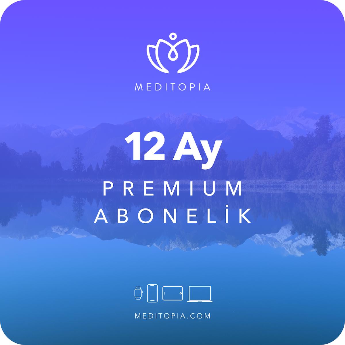 12 Ay Meditopia Premium Abonelik