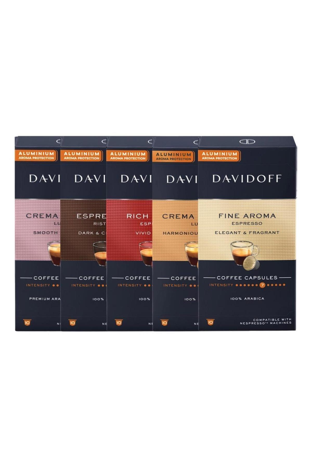 Tchibo Davidoff 5x10 Kapsül Kahve (Nespresso Uyumlu)