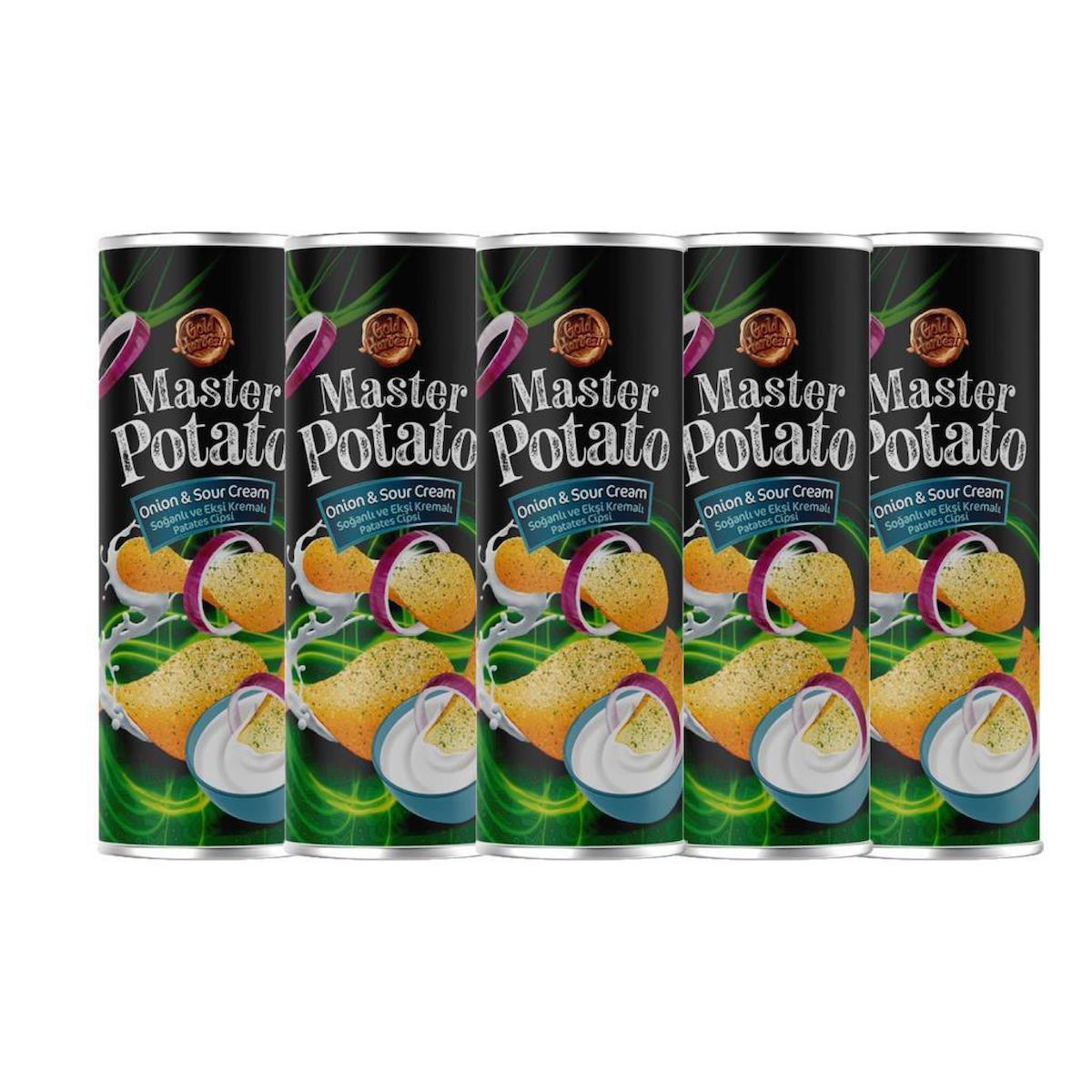 Potato Soğanlı & Ekşi Kremalı Cips 160 Gr x5