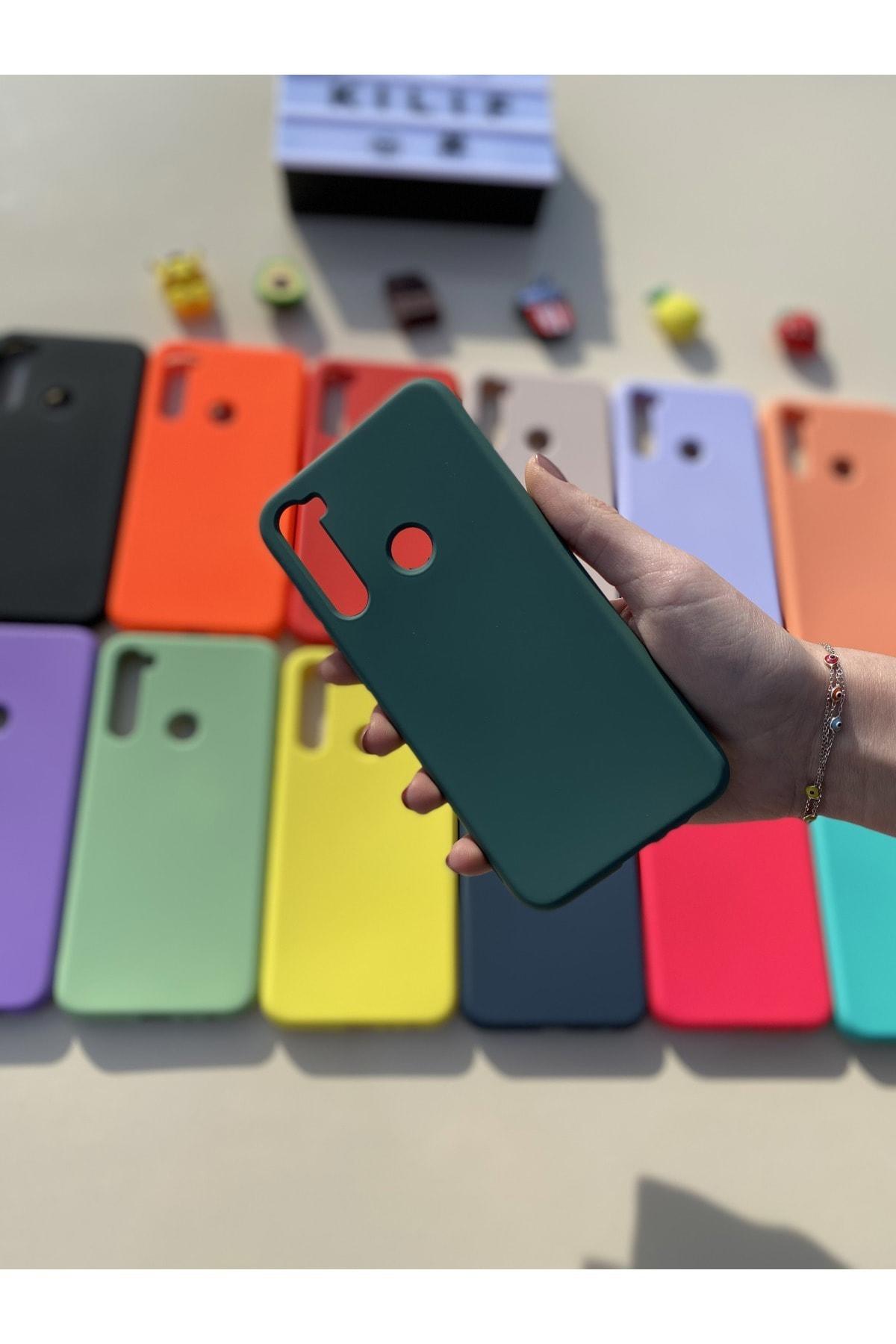 Xiaomi Redmi Note 8 Uyumlu Silikon Lansman Kılıf - Sarı