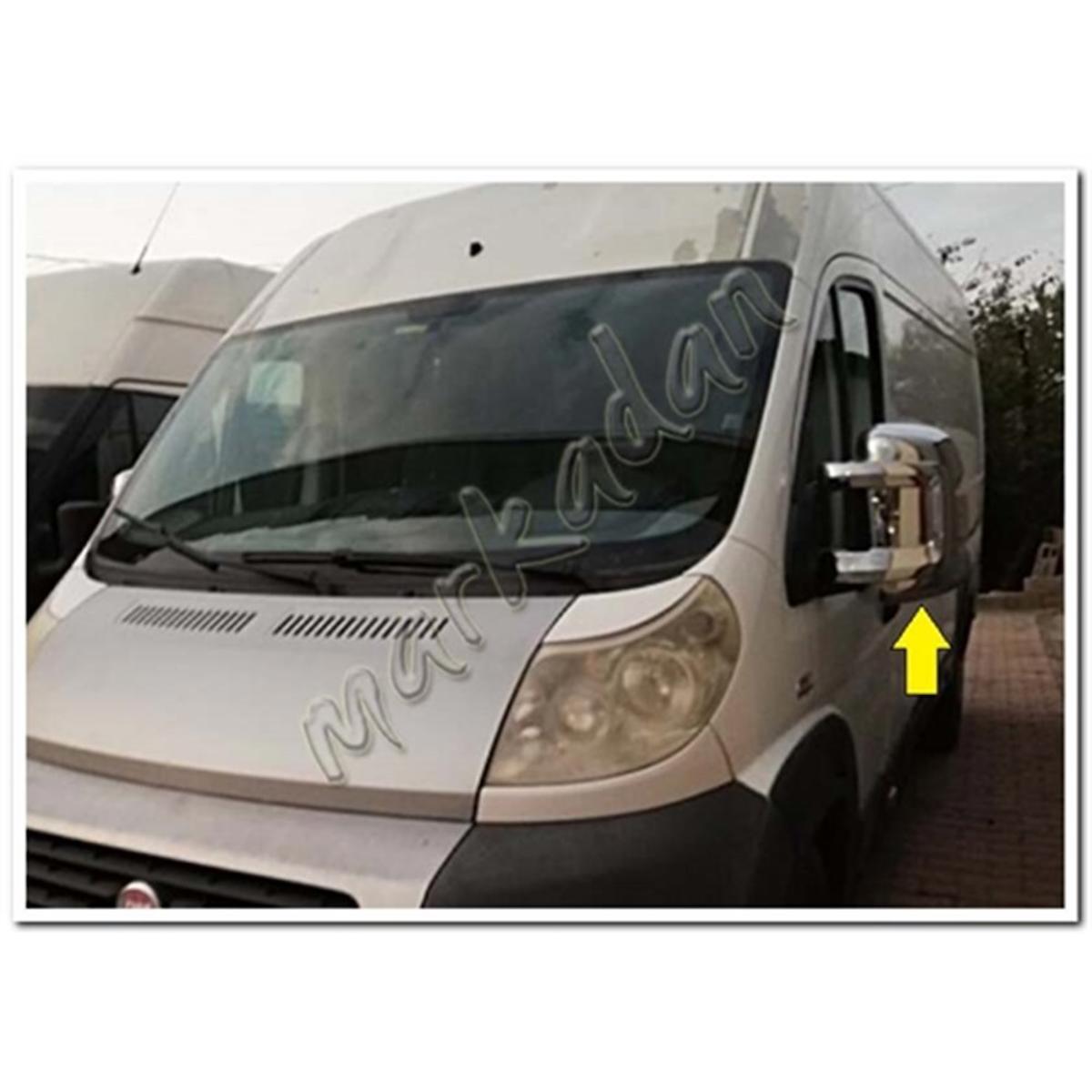 Fiat Ducato Krom Ayna Kapağı 2006 Sonrası 2 Parça Abs Krom