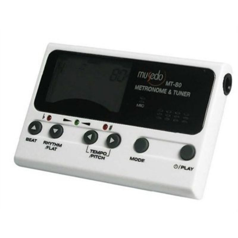 Musedo MT-80 Chromatic Beyaz Metro-Tuner