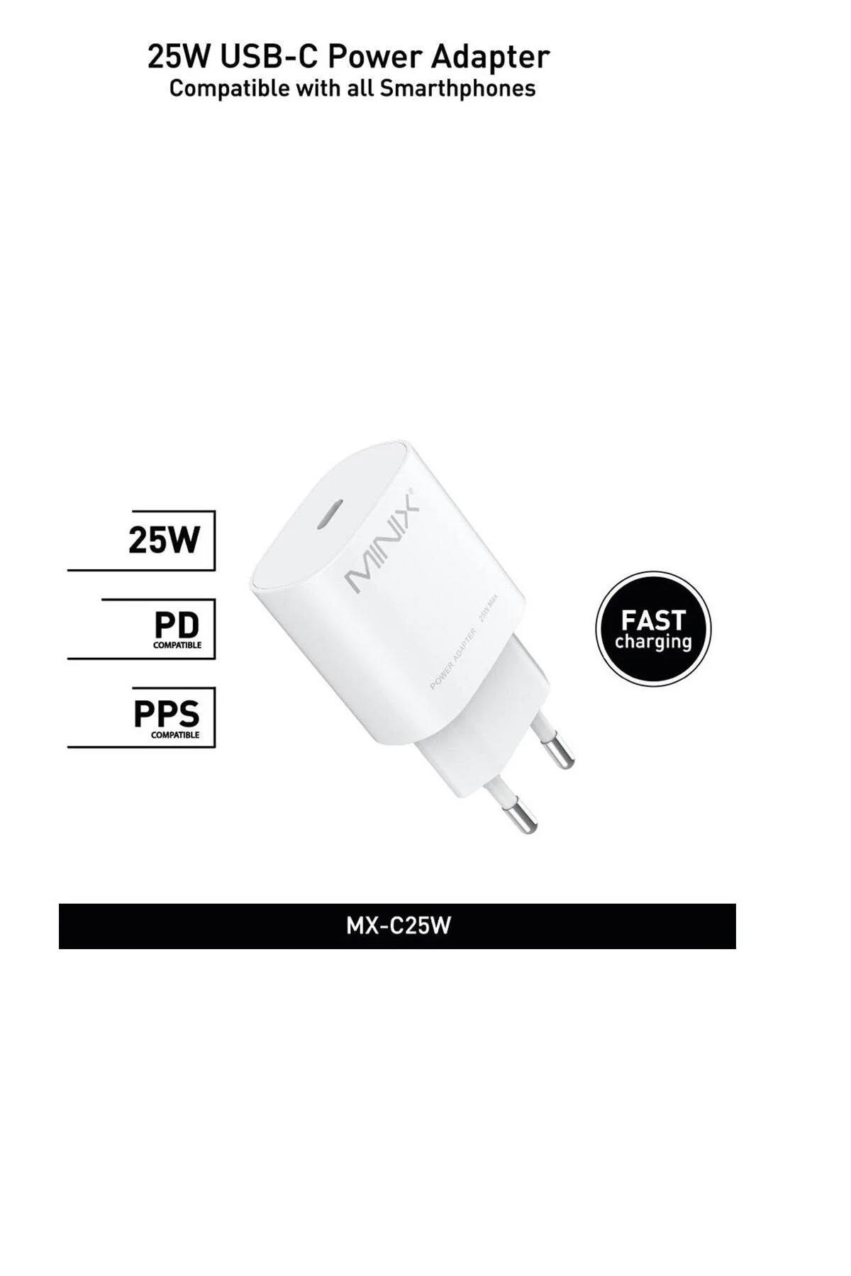 MINIX 25W USB-C ADAPTÖR BEYAZ