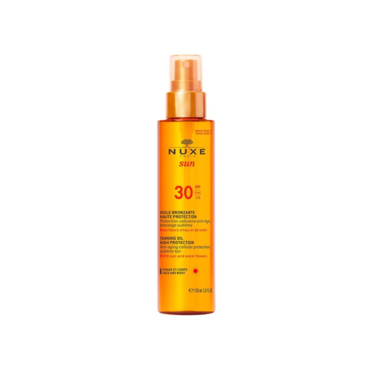 Nuxe Sun Huile Bronzante 30 Faktör Bronzlaştırıcı Yağ 150 ml