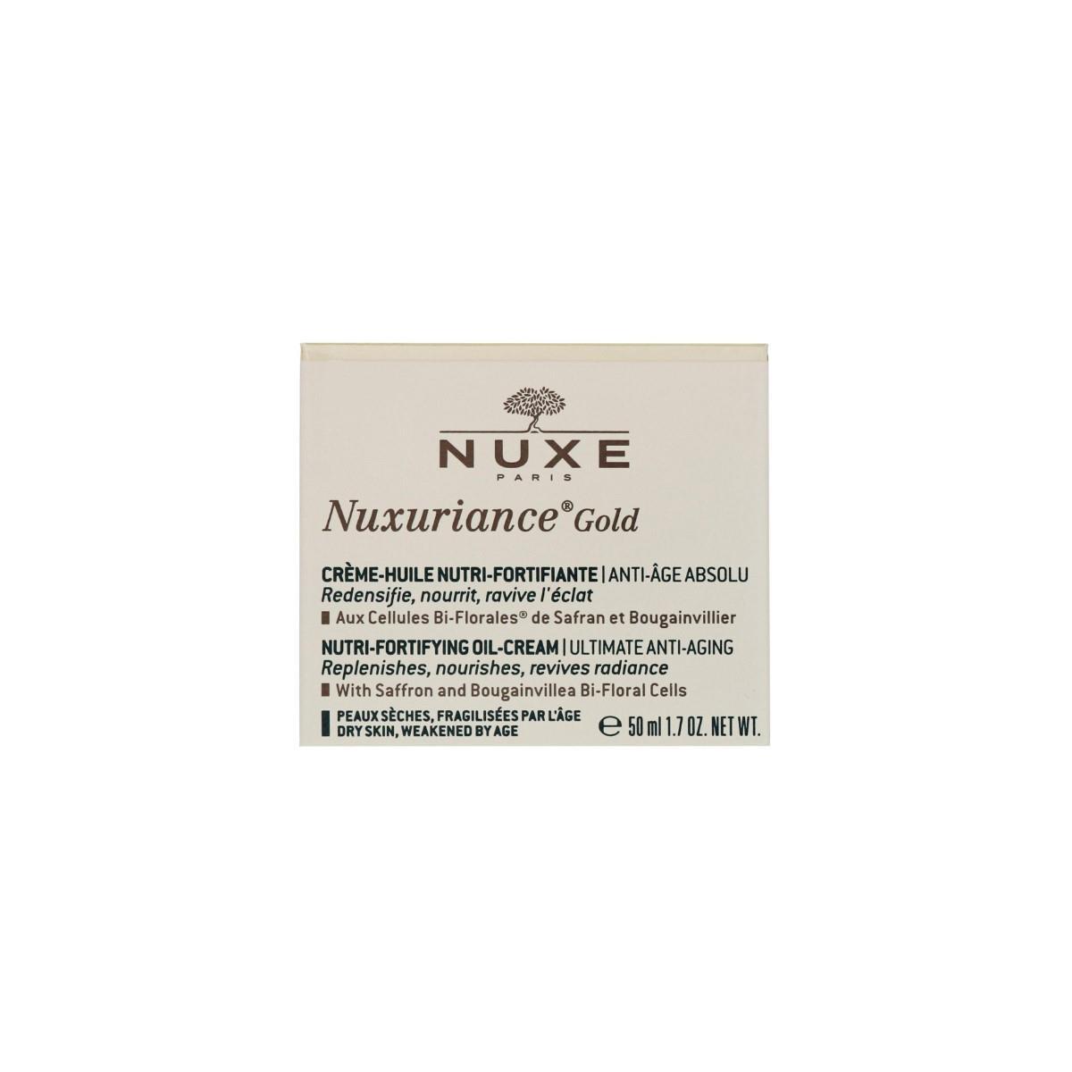 Nuxe Nuxuriance Gold Yaşlanma Karşıtı Hyalüronik Asit 30 Yaş + Gece-Gündüz Yüz Kremi 50 ml 