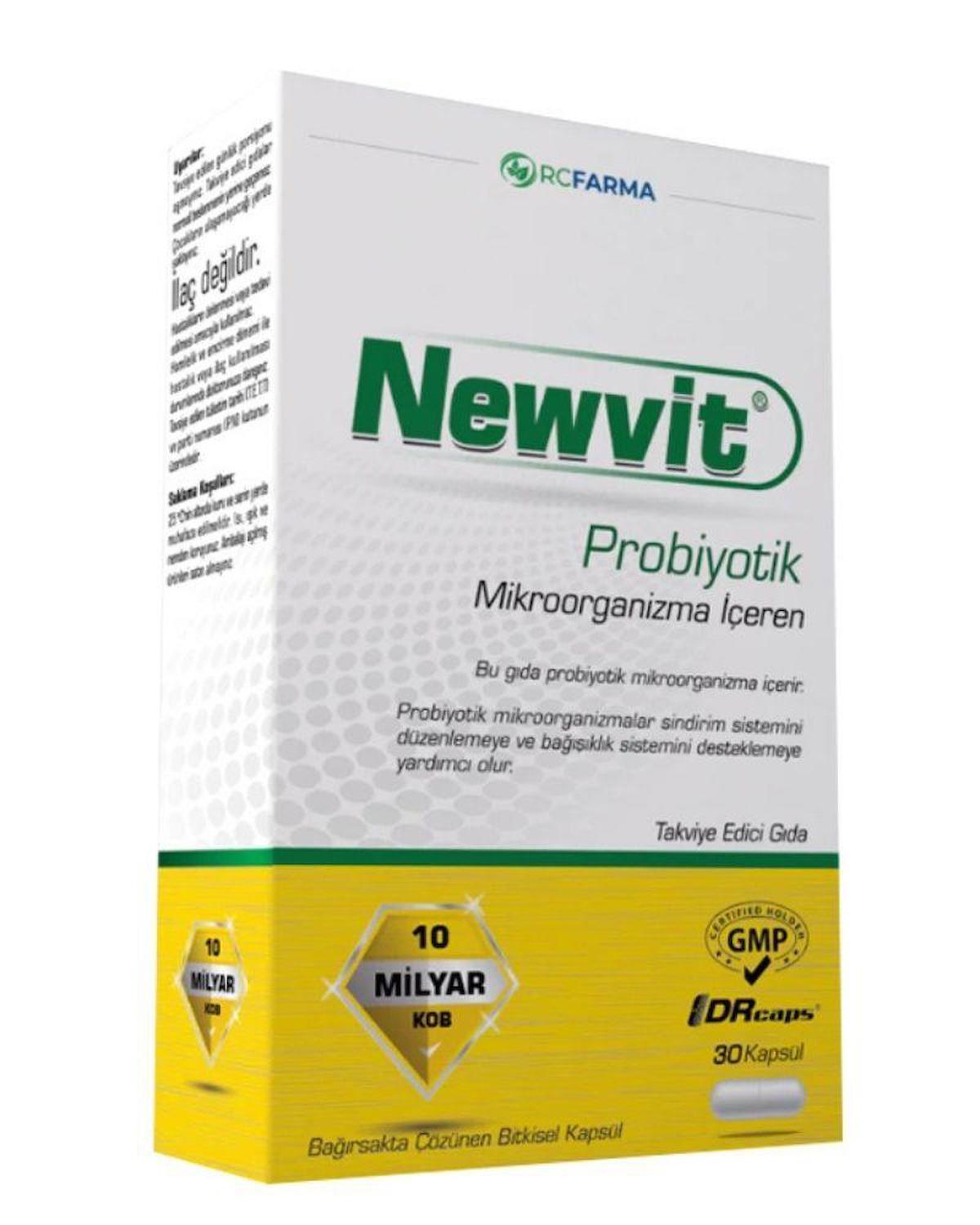 Newvit Probiyotik 30 Kapsül