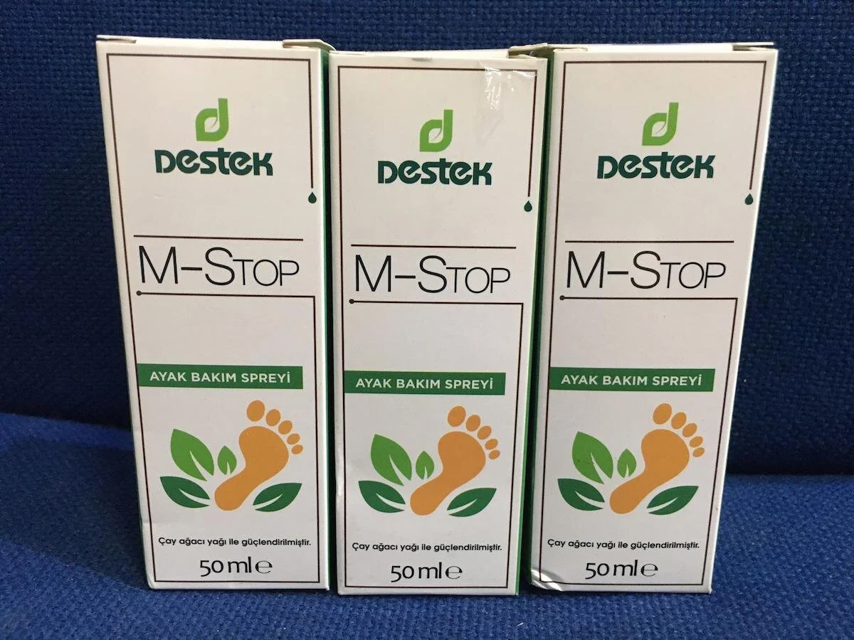 DESTEK M-STOP AYAK BAKIM SPREYİ 50 ML X3ADET