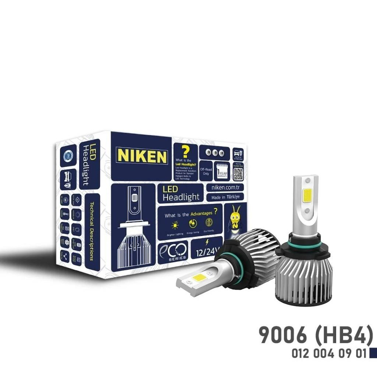 Niken Led Xenon Eco Serisi 9006 (HB4)