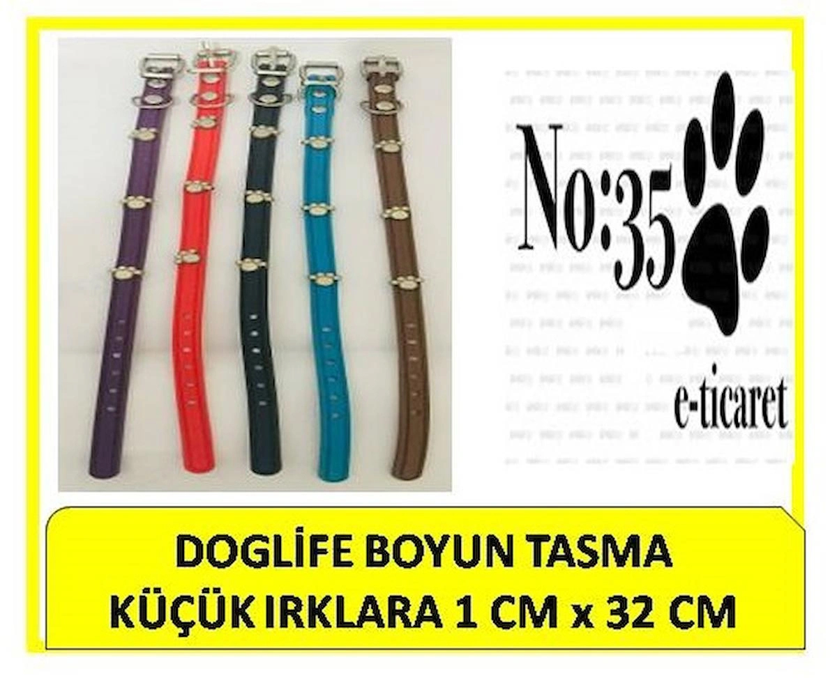 DOGLİFE BOYUN TASMA KÜÇÜK IRKLARA 1CMx32 CM SİYAH