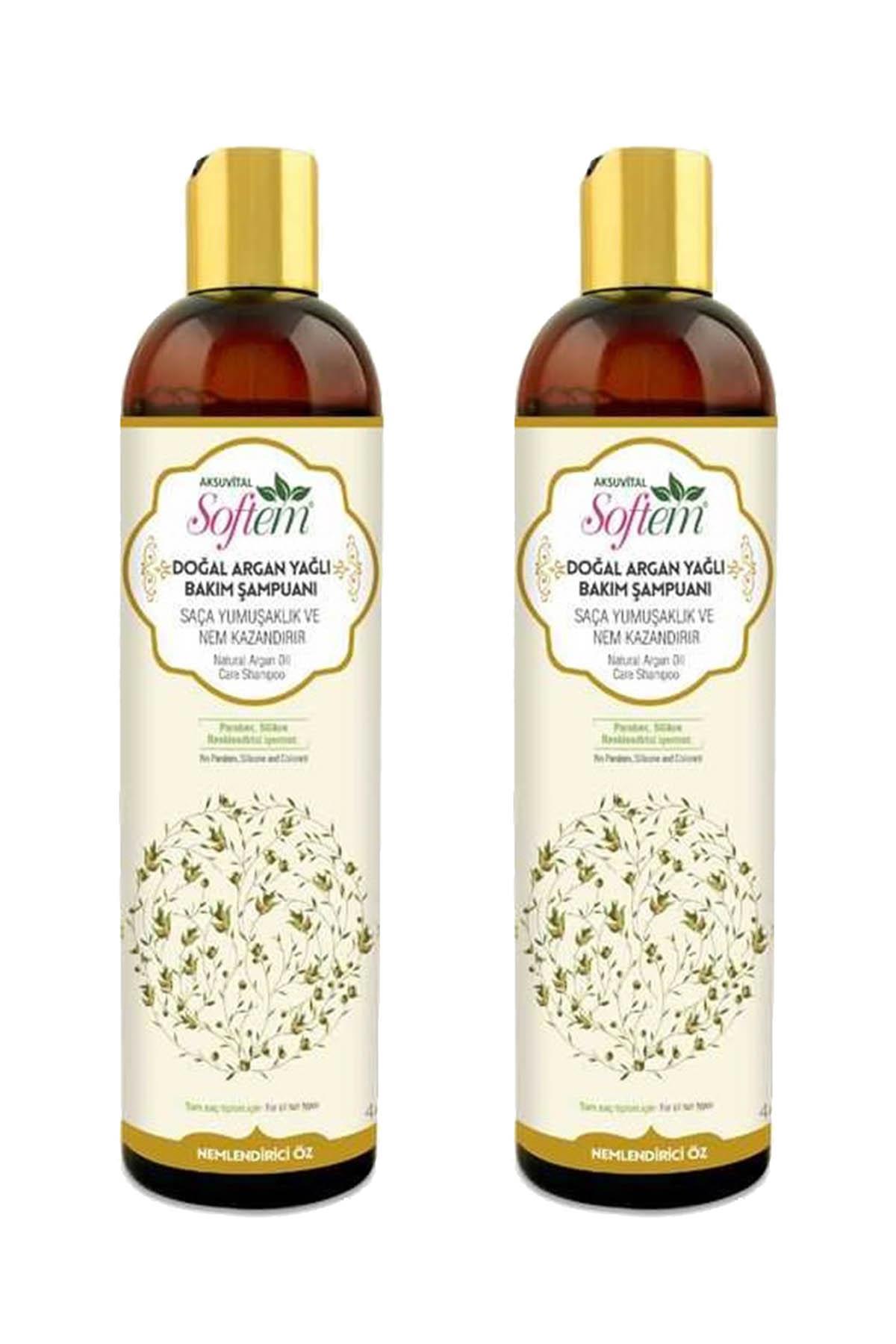 Softem Argan Yağlı Saç Bakım Şampuanı 2 x 400 ml