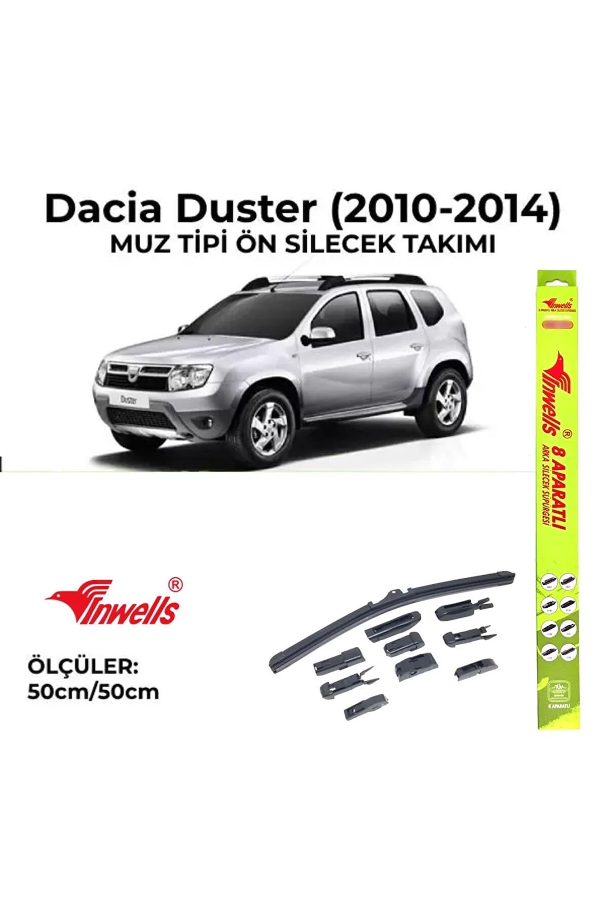 Dacia Duster (2010-2014) Ön Silecek Takımı 500x500mm (aparatlı) -