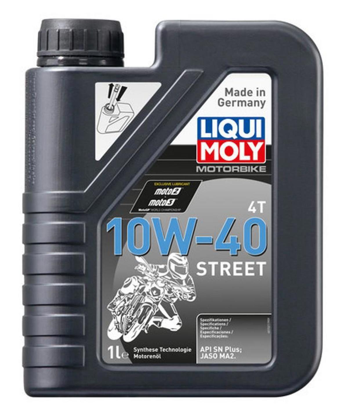 Liqui Moly 10W-40 Street Motor Yağı 4 Lt. Made in Germany 1243