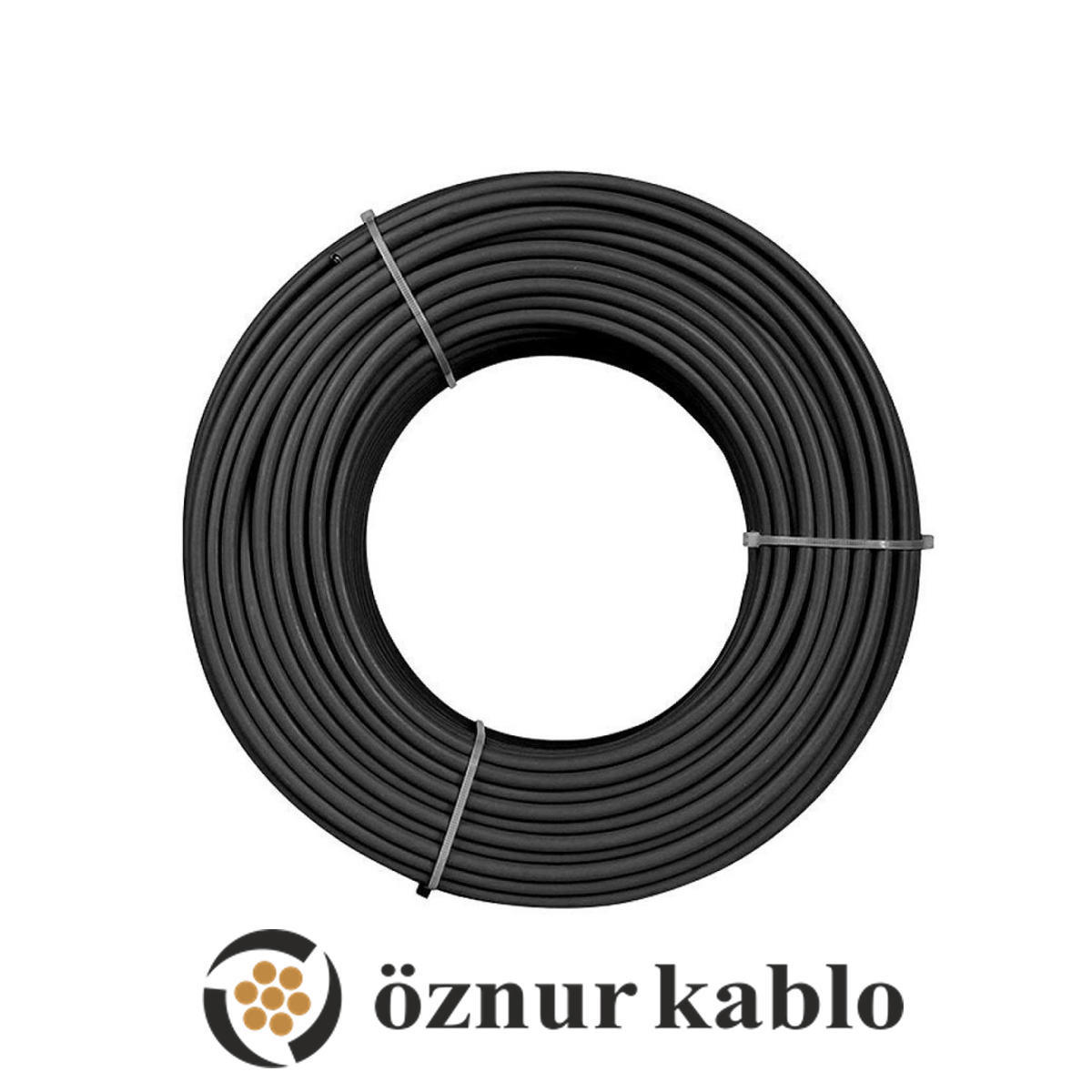 10 Metre Öznur 6 MM Solar Kablo H1Z2Z2-K Siyah (FOTOVOLTAİK)